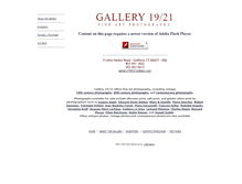 Tablet Screenshot of gallery19-21.com